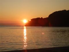 美しい夕日