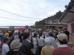 牡鹿半島での出陣式